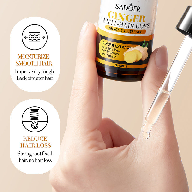 Ginger hair care serum