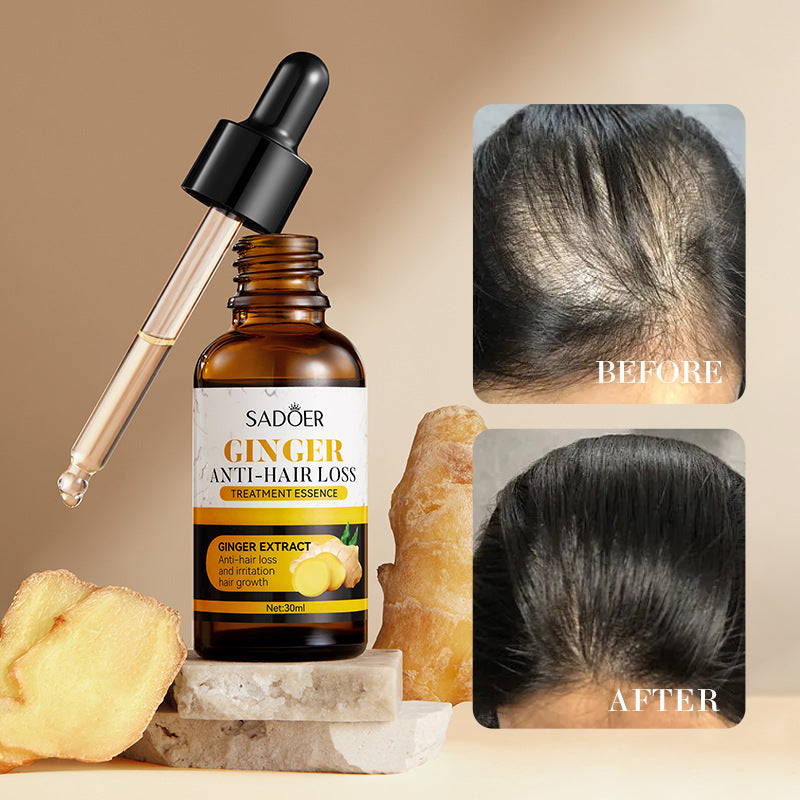 Ginger hair care serum